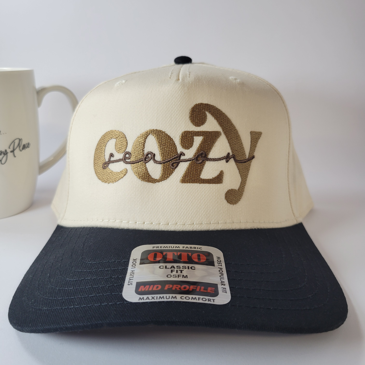 Cozy Season Embroidered Hat