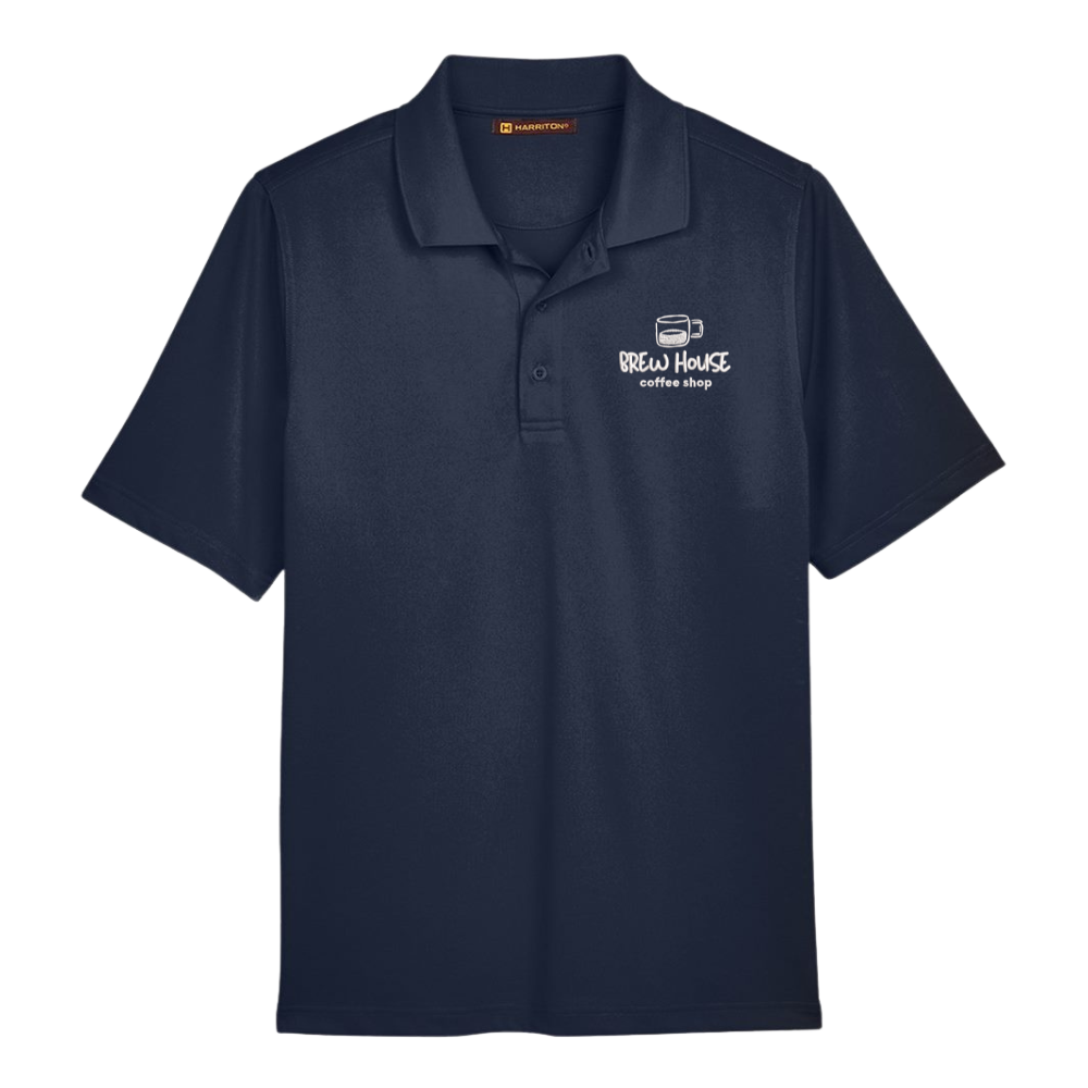 Harriton Men's Polo | Custom Embroidered Logo