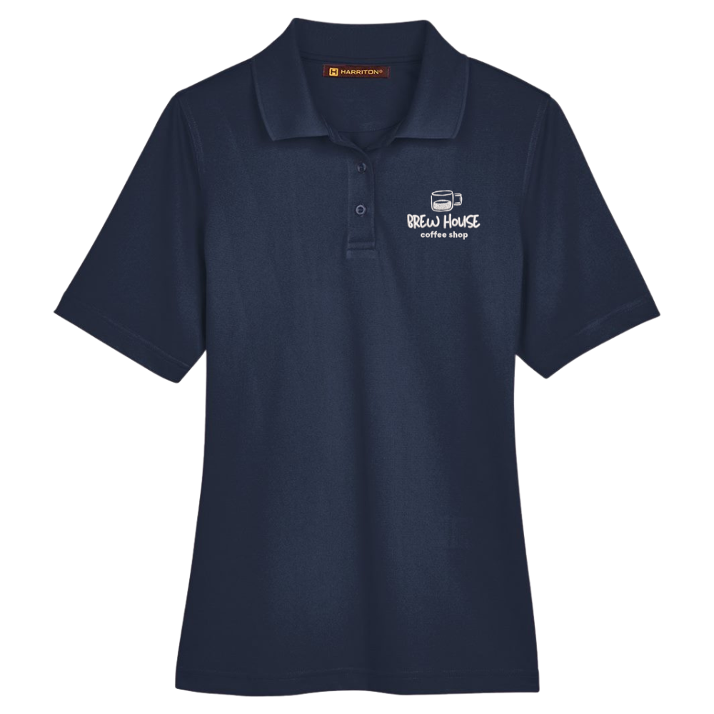 Harriton Women's Polo | Custom Embroidered Logo