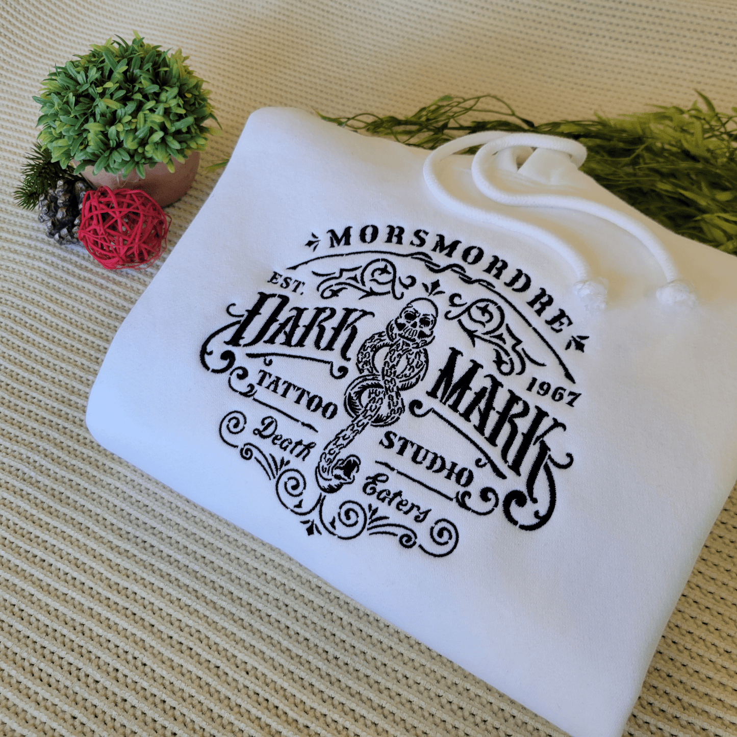 Dark Mark 10 Oz Embroidered Heavyweight Sweater - EmbroiderHub