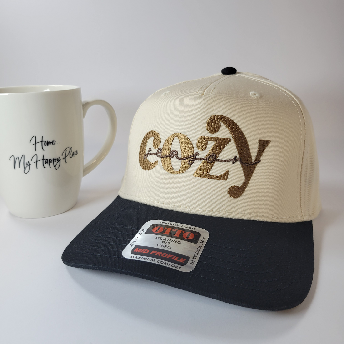 Cozy Season Embroidered Hat