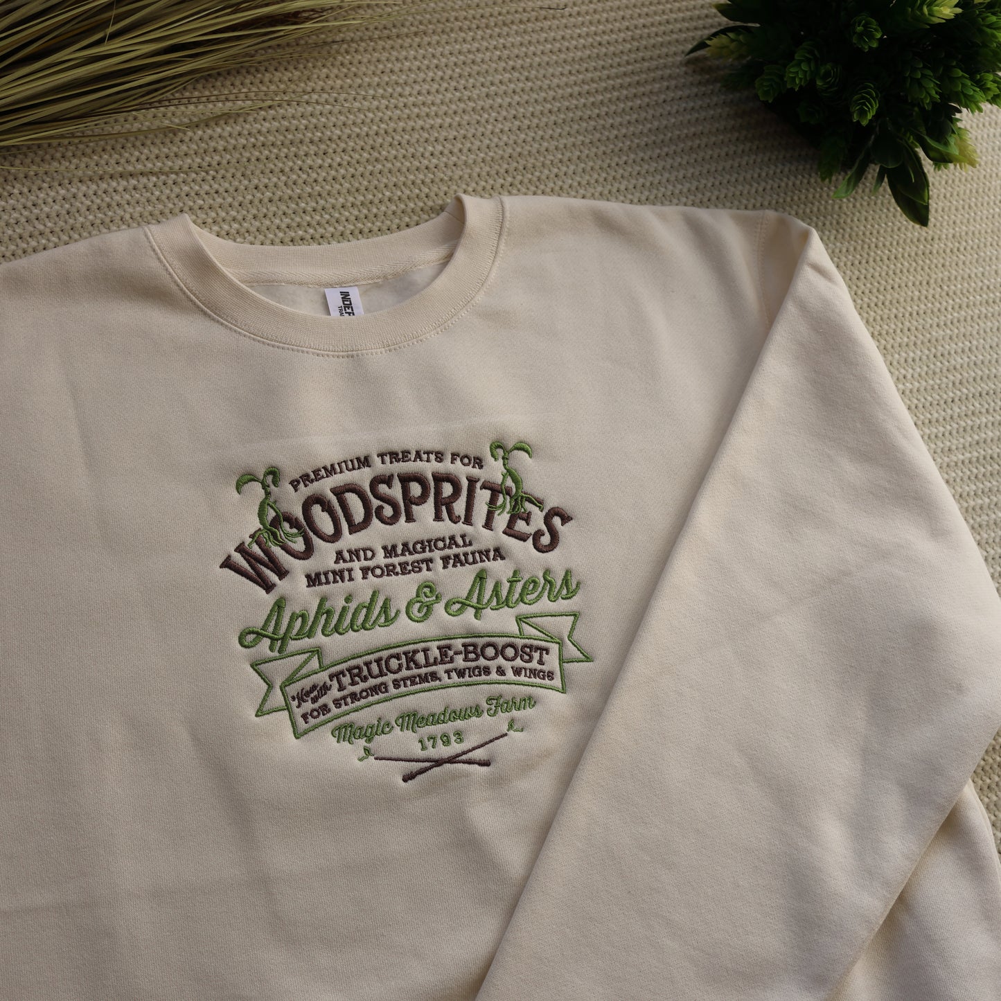 Woodsprites Crewneck | Embroidered Sweater
