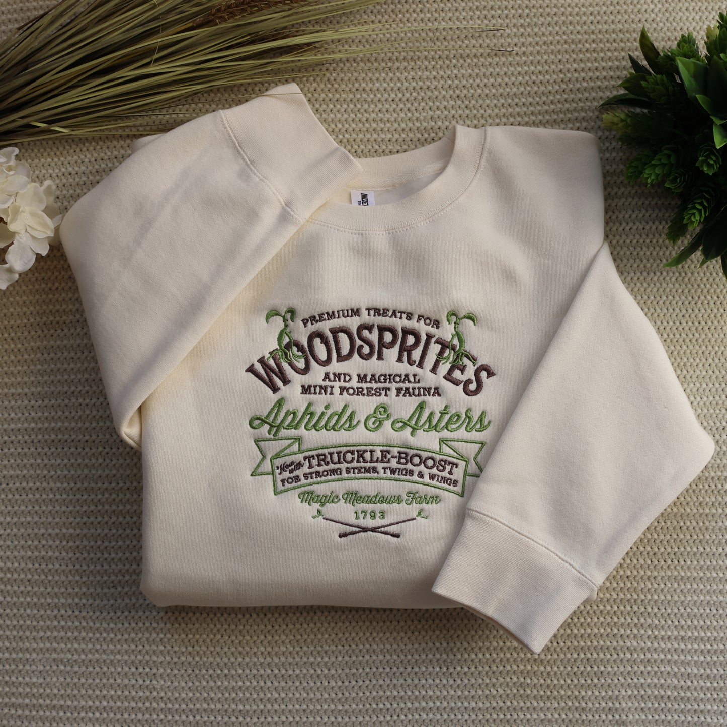 Woodsprites Crewneck | Embroidered Sweater