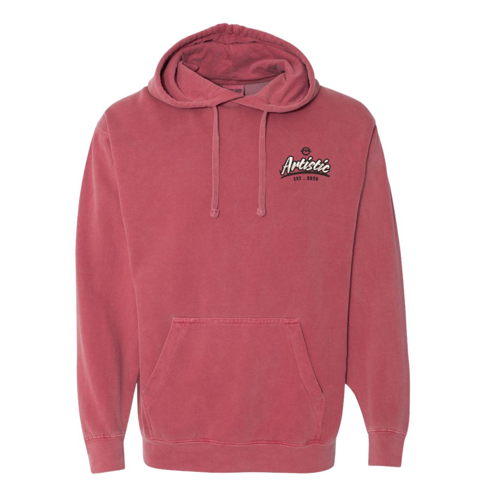 Comfort Colors Dyed Hoodie | Custom Embroidered Logo