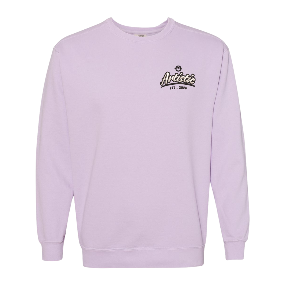 Comfort Colors Dyed Crewneck | Custom Embroidered Logo