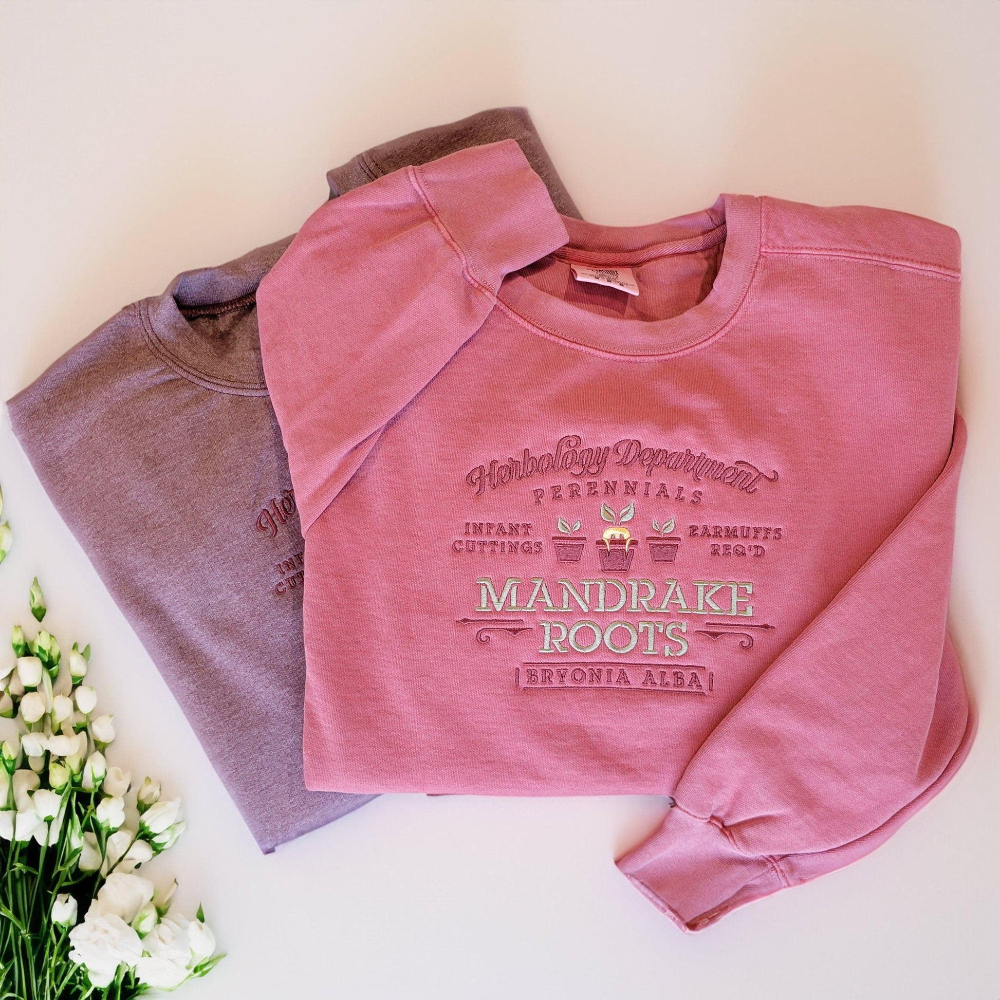 Wizard School Crewneck | Embroidered Comfort Colors Sweater - EmbroiderHub